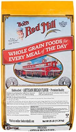Bob's Red Mill Artisan Bread Flour, 25 Pound (Pack of 1)