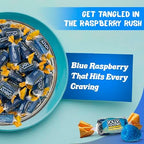 Blue Raspberry Jolly Ranchers Hard Candy – Original Flavor – 1 LB Bulk Bag (Approx. 75 Pieces) – Individually Wrapped Tart & Sweet Treats for Baby Showers, Back to School, Birthdays & Gift Bags