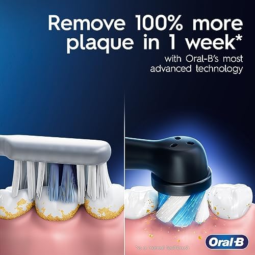 Oral-B iO Series 8 Electric Toothbrush with 2 Replacement Brush Heads, Violet Ametrine