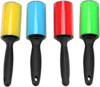SKUZA Cleaning Brush,Sticky Silicone Dust Wiper Remover Cats Dog Clothes Tousle Remover Reusable Washable Bed Hair Cleaning Brush (Color : Red) (Color : Red)