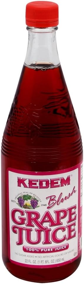 Kedem Blush Grape Juice,22-ounces (Pack of6)