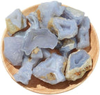 1pc Natural Blue Chalcedony Irregular Agate Raw Stone Energy Mineral Specimens Healing Crystal Meditation for Home Decor