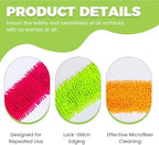 4PCS Chenille Mop Refill Pads, Reusable Microfiber Flat Mop Pads Machine WashableHome Decor