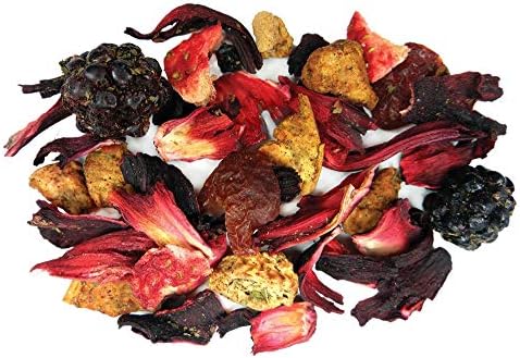 Very Berry Hibiscus Herbal Fruit Tea - Caffeine Free Loose Leaf Bulk Berries Herbs and Fruit - 5 Oz Pouch