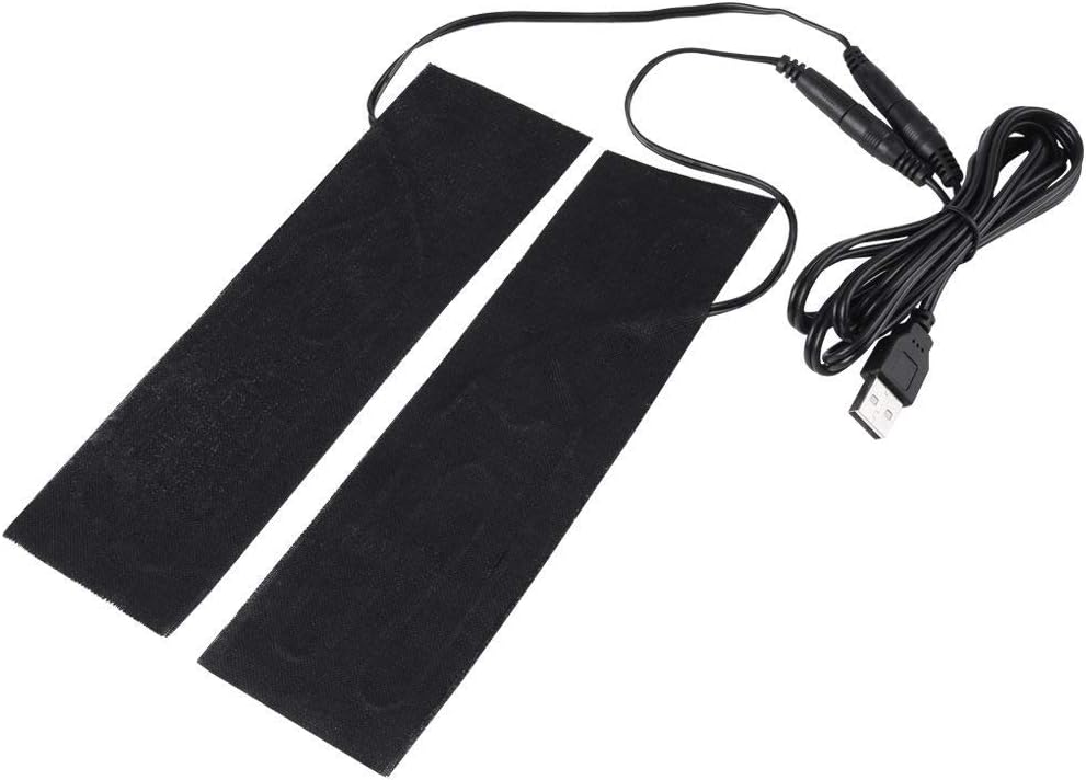 DC 5V USB Electric Heating Pads Element Film Heater Pads Feet Warmers 35-50 ℃