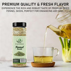 Fasori Fennel Seeds Whole 14 oz (397 g) – Premium Dried Fennel Seed, Aromatic Mediterranean & Indian Spice for Cooking, Tea & Seasoning