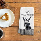 Donkey Decor Hand Towels, 16x24 Inch, Cotton, Casual, Donkey Color