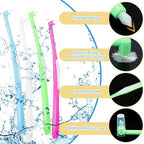 8 Pieces End Tuft Toothbrush with Cover, Soft Interdental Brushes Tapered Brush Braces Toothbrush for Orthodontic Braces Detail Cleaning(Blue/Green/Rose Red/White)