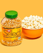 Jolly Time Popcorn Kernels, Gourmet Popping Corn for Air Popper Machine or Stovetop, Select Yellow Pop Corn, 60 Ounce Jug (Pack of 1)