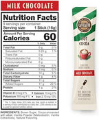 Caffelatto Milk Chocolate Hot Cocoa, Gourmet Single Serve Sticks, Made for Milk Frothers, Add Your Own Milk, Simple Ingredients and Easily Customized, 9 Pack
