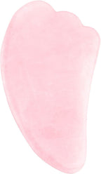 Jovivi Natural Rose Quartz Stone Gua Sha Scraping Massage Tool, Wing-Shape Healing Crystal Guasha Board Facial Massager Traditional Scraper Tool