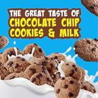 Cookie Crisp Breakfast Cereal, Chocolate Chip Cookie Taste, Made with Whole Grain, Family Size, 18.3 oz
