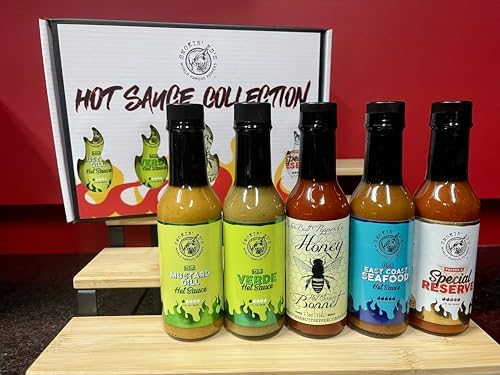 Puckerbutt x Smokin' Ed's Mild to Wild Hot Sauce Collection 5oz 5 Pack