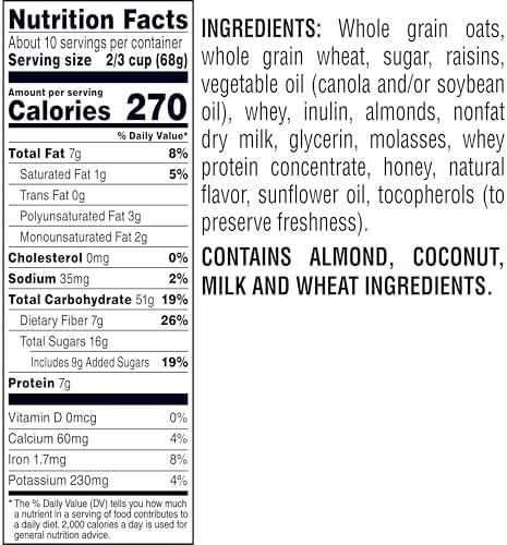 Quaker Simply Granola Honey & Raisin, 24.1 Oz (Pack of 2)