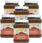 Pride Of India - PACK of 6 - Natural Red Royal Quinoa - 100% Bolivian Superior Grade Protein Rich Whole Grain, 1.25 Pound (20oz) Jar