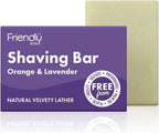 FRIENDLY SOAP Orange Lavender Shaving Bar, 95 GR