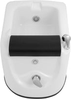 Acrylic Foot Spa Bathtub,Portable Foot Spas Bathtub with Adjustable Hot & Cold Water,Home Foot Spa Pedicure Bowl Foots Detox Bucket Tub for Home (White)
