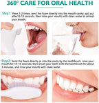 Foam Toothpaste 2PCS,Stain Removal Toothpaste for Sensitive Teeth,Teeth foaming Whitening,Baking Soda Spearmint Whitening Mousse Mouth Wash Water for Travel Friendly