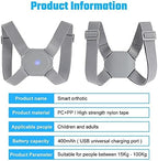 Electric Posture Corrector for Adult and Children Smart Posture Reminder with Sensor Vibration Women Men Adjustable Upper Back Brace Hunchback Correction