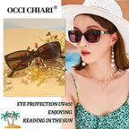 OCCI CHIARI Women Reading Sun Glasses 2.0x Sunglasses with Readers Outdoor UV400(1.0 1.25 1.5 1.75 2.0 2.25 2.5 2.75 3.0 3.5)