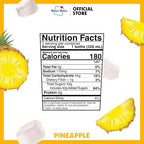 Mogu Mogu Drink Pineapple Juice (6 Bottles) Delicious drinks made with fruit juice and nata de coco (coconut jelly) Fun chewable juice boxes for kids. Juice bottles made for adults and kids ready to drink juices