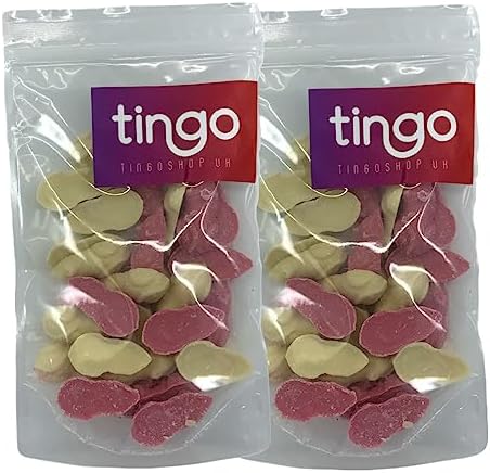 Hannahs Pink And White Candy Mice 500 Gram Bag (1/2 Kilo)