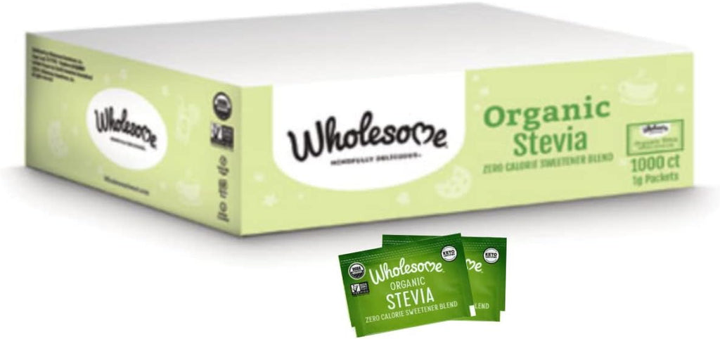 Wholesome Sweeteners Sweetener Stevia Packets 1000 Pc, 1000 ct