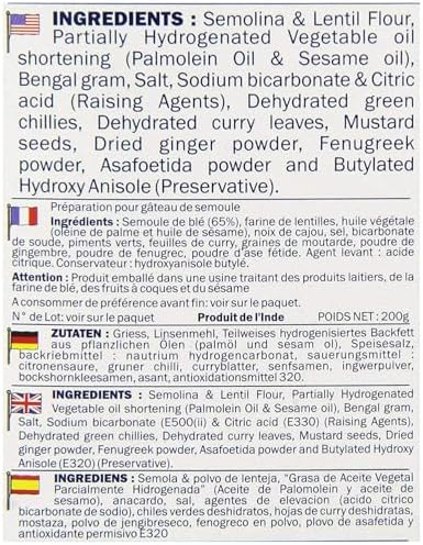 Gits Instant Mix Box - 600gm (Pack of 3 x 200gm ) | Ready to Cook Indian Breakfast/Lunch/Dinner/Snack Meal | No Artificial Colors, Flavors, Preservatives, 100% Vegetarian, Easy Recipe (Rava Idli)
