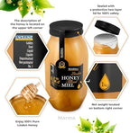 HONIGMA® Marma Linden Honey | Authentic Raw Honey from Ukraine | 100% Pure, Unpasteurized & Fully Crystallized | 1000g/35.2oz | Naturally Solid Texture | Pack of 1