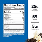Nutricost Grass-Fed Whey Protein Concentrate (Vanilla) 5LBS - Undenatured, Non-GMO, Gluten Free, Natural Flavors