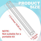 Zonon 4 Pcs Finger Tube Gauze Surgitube Metal Applicator Cage Bandage Tubular Tool Kit for Toes Fingers Homes Offices Hospital, Measure Your Finger Width Beforehand(1.18 x 7.5 Inch)