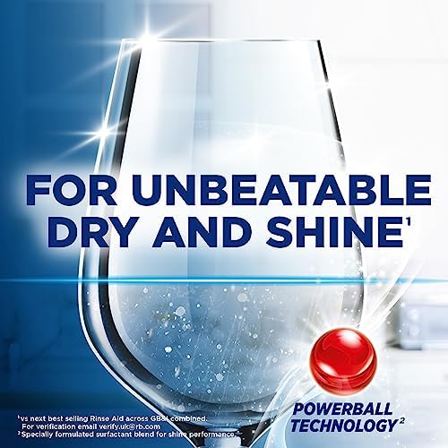 Finish | Finish Dishwasher Rinse & Shine Aid | Lemon| 400ml | For Drier Glasses and Spot Prevention