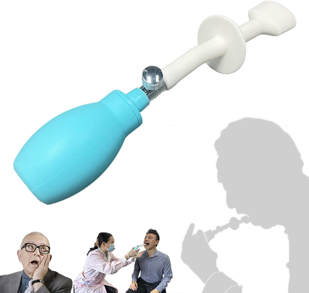 Silicone Tongue Trainer for Dysphagia & Speech Therapy | Adjustable Pressure Relief Valve, Ergonomic 15° Handle | Oral Rehabilitation Tool for Stroke Recovery & Elderly Care