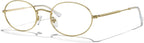 Oval Reading Glasses for Women Men Blue Light Blocking Computer Thin Metal Full Rim Frame Readers