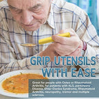Foam Grip Tubing for Utensils - 9 PC 8" Handles - Foam Tubing for Handle Grip - Cut to Length - Adaptive Utensils Grip - Elderly, Disabled, Handicapped, Dexterity
