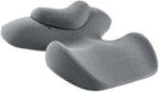 harayaa Memory Foam Massage Neck Pillow Breathable Resuable Multipurpose Beauty Salon Support Pillow for Sleeping Bedroom Salon Women, Gray