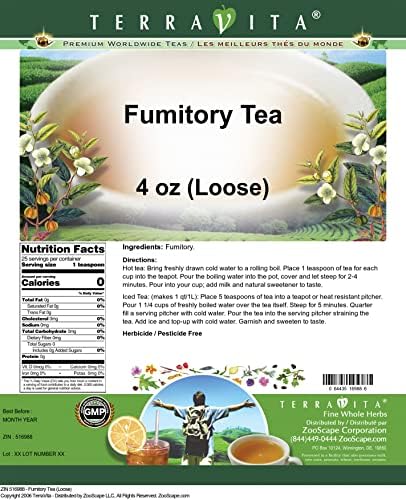 Fumitory Tea (Loose) (4 oz, ZIN: 516988)
