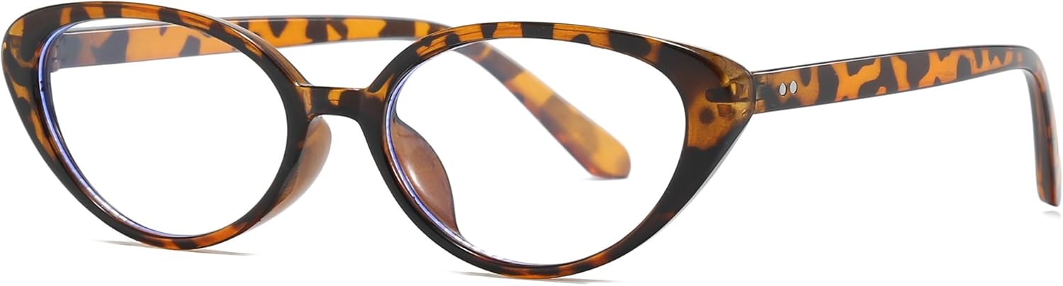 Women's Blue Light Blocking Glasses Casual Cat Eye Frame Reading Glasses For Everyday Use And Travel Accessories