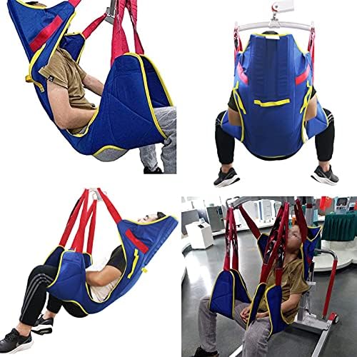 Patient Lift Sling with Commode Opening,Lift Medical Slings,Deluxe Sit-to- Padded Sling,Quicker Easier Safer Transfers and Toileting,A
