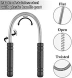 Mudder 4 Pieces Facial Hair Remover Spring Eyebrow Face Epilator Coil Portable Hair Remover Spring Threading Tool for Women Chin Cheek Mustache Upper Lip