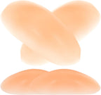 Gatuida 2 Pairs Silicone Shoulder Pads for Women, Adhesive Anti-slip Shoulder Enhancer, Invisible Reusable Push-up Pads for Clothing And Special Occasions (skin Color)