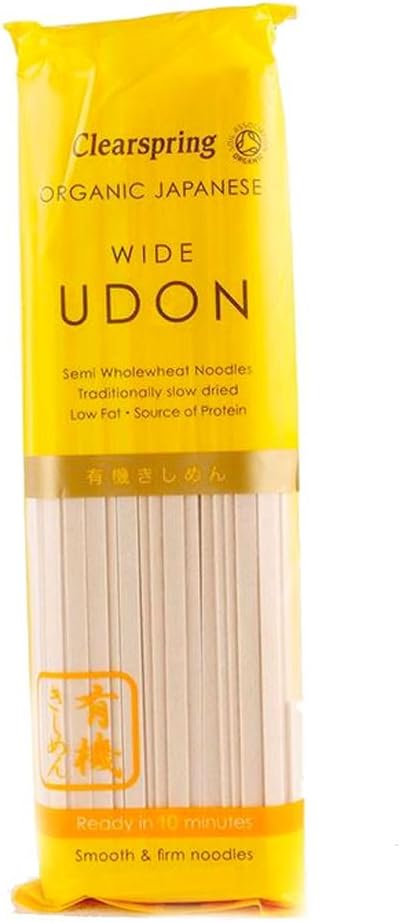 Clearspring Wide Udon Noodles 200g (Pack of 6)