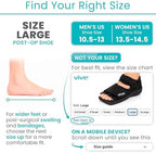 Vive Post Op Shoe - Lightweight Medical Walking Boot with Adjustable Strap - Orthopedic Recovery Cast Shoe for Post Surgery, Fractured Foot, Injured Toes, Stress Fracture, Sprains - Left or Right Foot