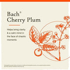 Bach Original Flower Remedies, Cherry Plum - Be in Control - Natural Homeopathic Flower Essence for Emotional Balance - Vegan, Gluten Free, Sugar Free - 20mL Dropper