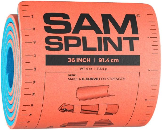 Sam Splint, 36", Orange & Blue