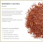 Ronnefeldt Rooibos Caramel – Loose Leaf Herbal Tea with Natural Caramel Flavour – 100g Pack – Fine South African Red Bush
