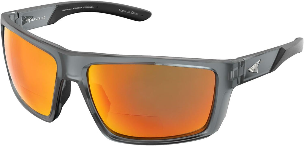 KastKing Waccamaw Polarized Bifocal Sunglasses, x1.5 x2.0 x2.5 Magnifications, Wrap Around Sport Reader Sunglasses for Men