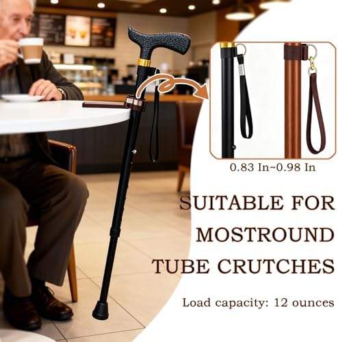SFFTCYY&ZGTJ Walking Cane Holder for Table,Crutches Accessories,Walking Cane Accessories,Cane Handle Cushion,Cane Stand Holder,Stick Holder,for Mobility Scooter,Stander Walker Accessories