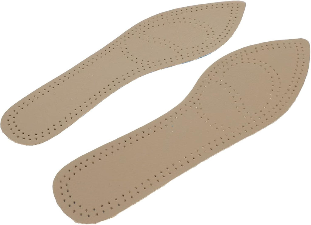 Vaguelly 2pairs Detachable High Heel Insoles Cowhide Heel Cushion Pads for Women Random Color