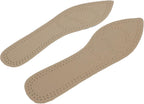 Vaguelly 2pairs Detachable High Heel Insoles Cowhide Heel Cushion Pads for Women Random Color